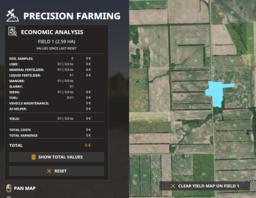 Farming Simulator 19 Terrain - Greendale, North Dakota, USA. Precision Farming Economic Analysis