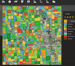 Farming Simulator 19 Terrain - Wahpeton, North Dakota, USA. Fields