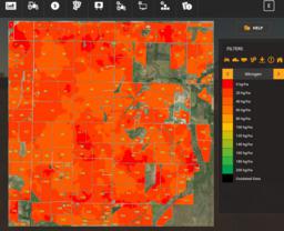 Farming Simulator 19 Terrain - Rowena, Texas, USA. Precision Farming Nitrogen