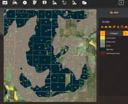 Farming Simulator 19 Terrain - Rowena, Texas, USA. Precision Farming Soil Types