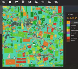 Farming Simulator 19 Terrain - Middleton, Kentucky, USA. Fields