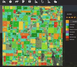 Farming Simulator 19 Terrain - Elrosa, Minnesota, USA. Fields