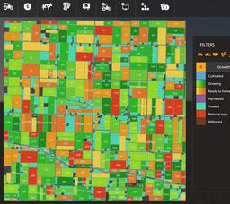 Farming Simulator 19 Terrain - Westhope, Ohio, USA. Fields