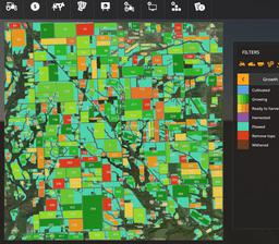 Farming Simulator 19 Terrain - Wheatville, Ohio, USA. Fields