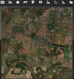 Farming Simulator 19 Terrain - Red Springs, Texas, USA. Farmland