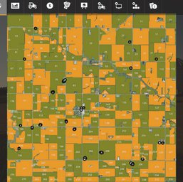 Farming Simulator 19 Terrain - PMC Iowa Garden City 8km. Fields