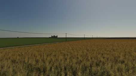 Farming Simulator 19 Terrain - Shelby, Montana, USA. Landscape