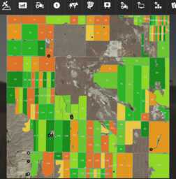 Farming Simulator 19 Terrain - Montana, Shelby, USA. Fields