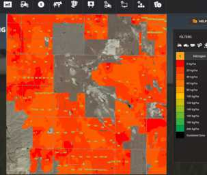 Farming Simulator 19 Terrain - Shelby, Montana, USA. Precision Farming Nitrogen