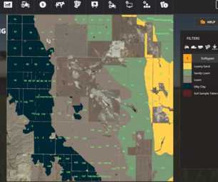 Farming Simulator 19 Terrain - Shelby, Montana, USA. Precision Farming Soil Types