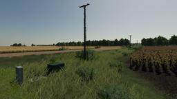 Farming Simulator 19 Terrain - Greendale, North Dakota, USA. Landscape