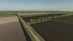 Farming Simulator 19 Terrain - Greendale, North Dakota, USA. Landscape