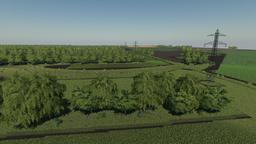 Farming Simulator 19 Terrain - Greendale, North Dakota, USA. Landscape