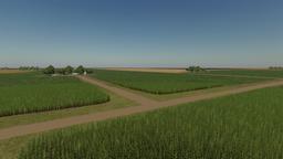 Farming Simulator 19 Terrain - Rowena, Texas, USA. Landscape