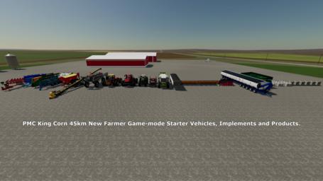 Farming Simulator 22 Terrain - PMC King Corn 45km New Farmer Vehicles