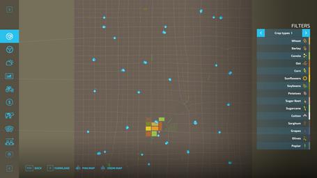 Farming Simulator 22 Terrain - PMC King Corn 45km Satellite Mapview