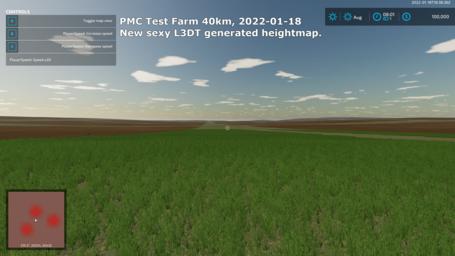 Farming Simulator 22 Terrain - PMC Korkscrew 40km Landscape