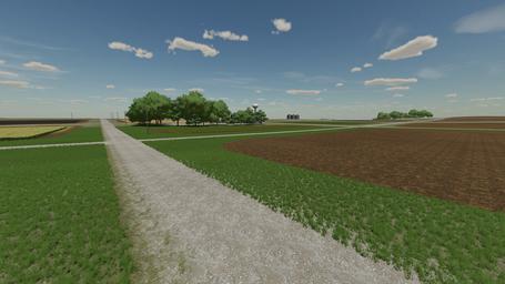 Farming Simulator 22 Terrain - PMC RedWhiteBlue 10km Landscape